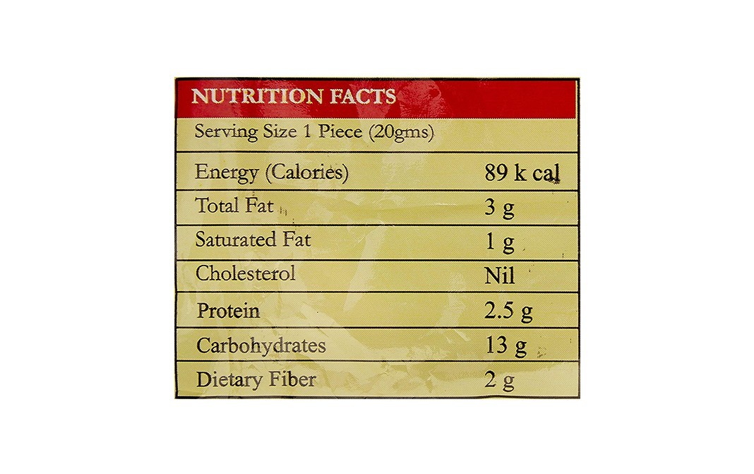 Daadi's Golden Wheat Crisps Plain Khakhra   Pack  180 grams